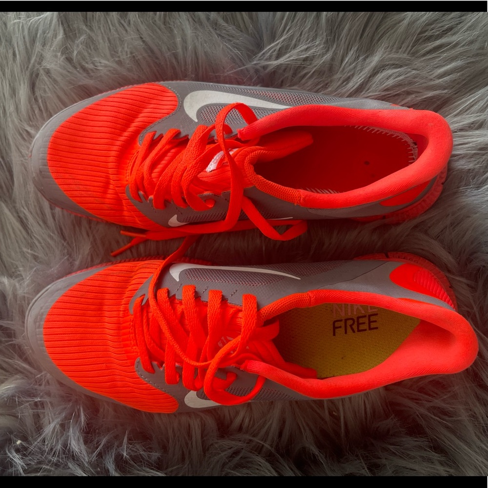 Crimson Orange Nike Free Sneaker